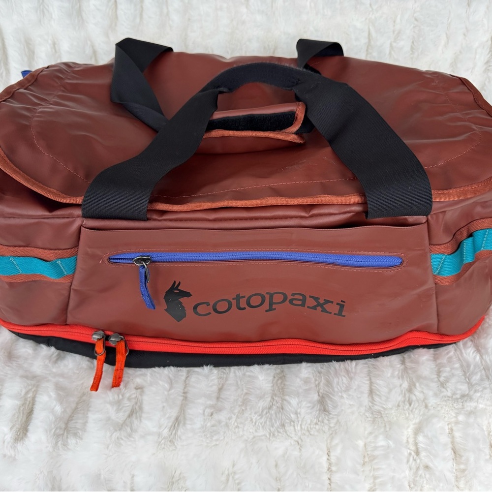 Cotopaxi Allpa 50L Rusty Brown Duffel Bag Travel Backpack